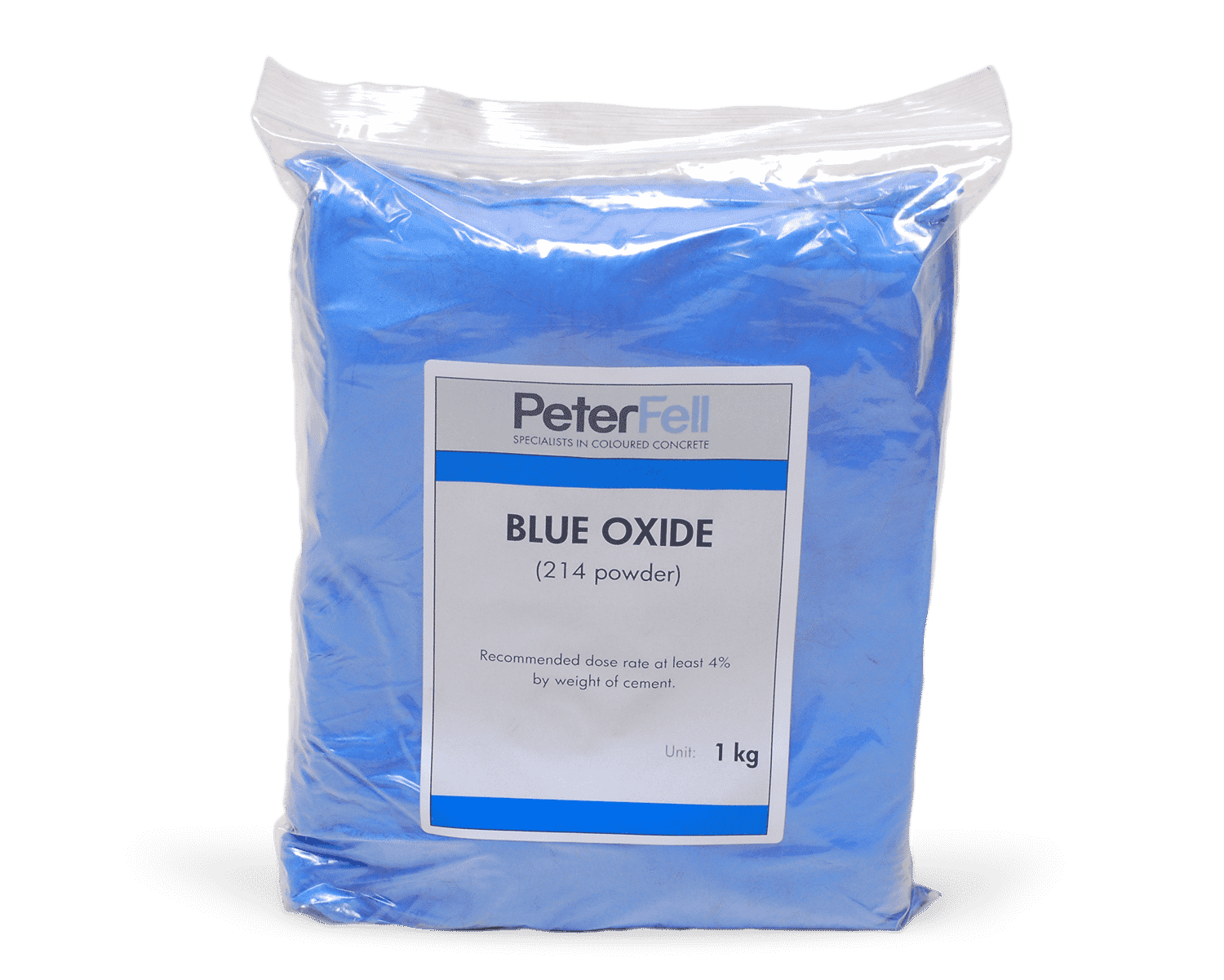 Blue Oxide for colouring concrete
