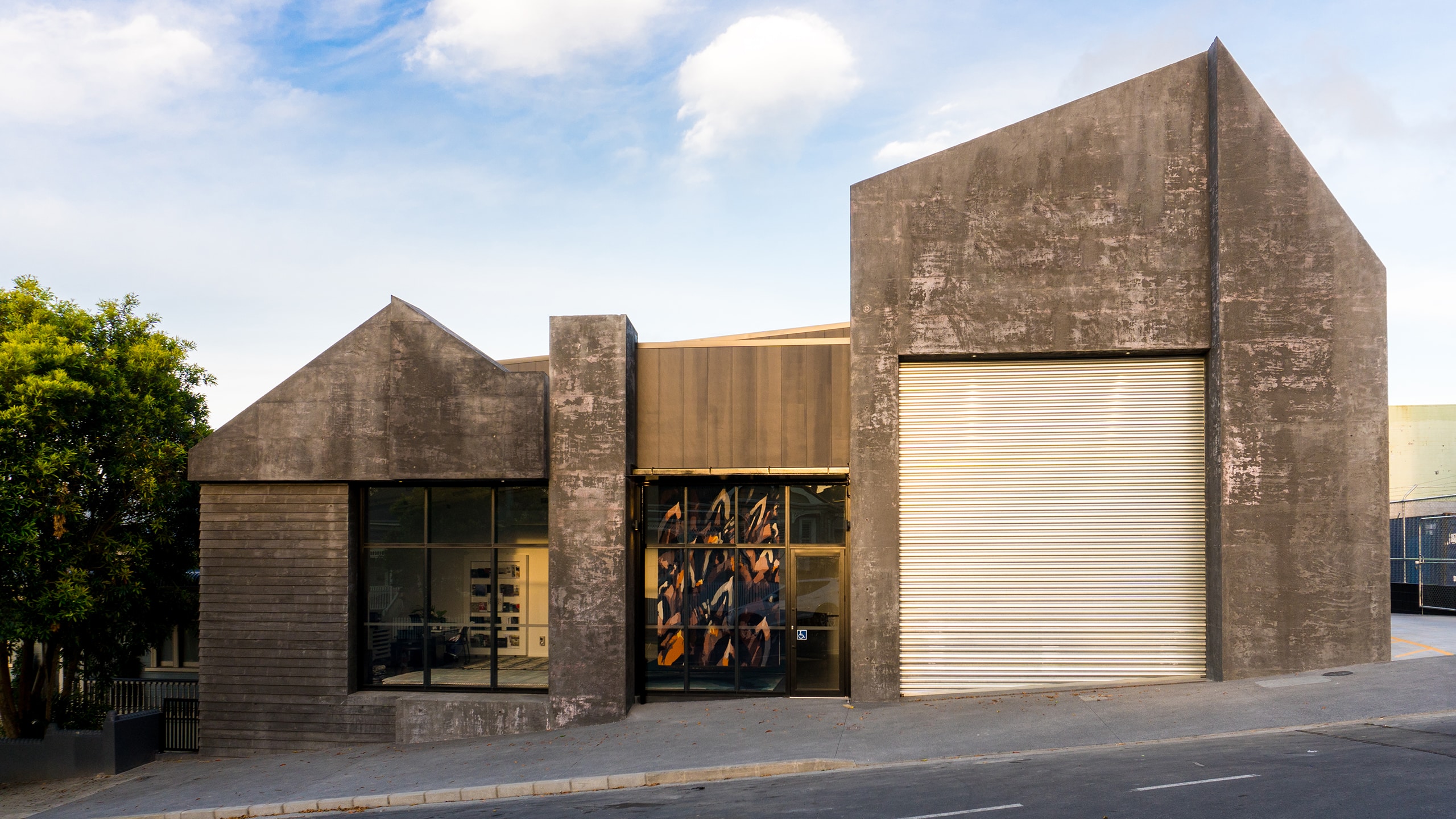 Architectural concrete wall in Auckland