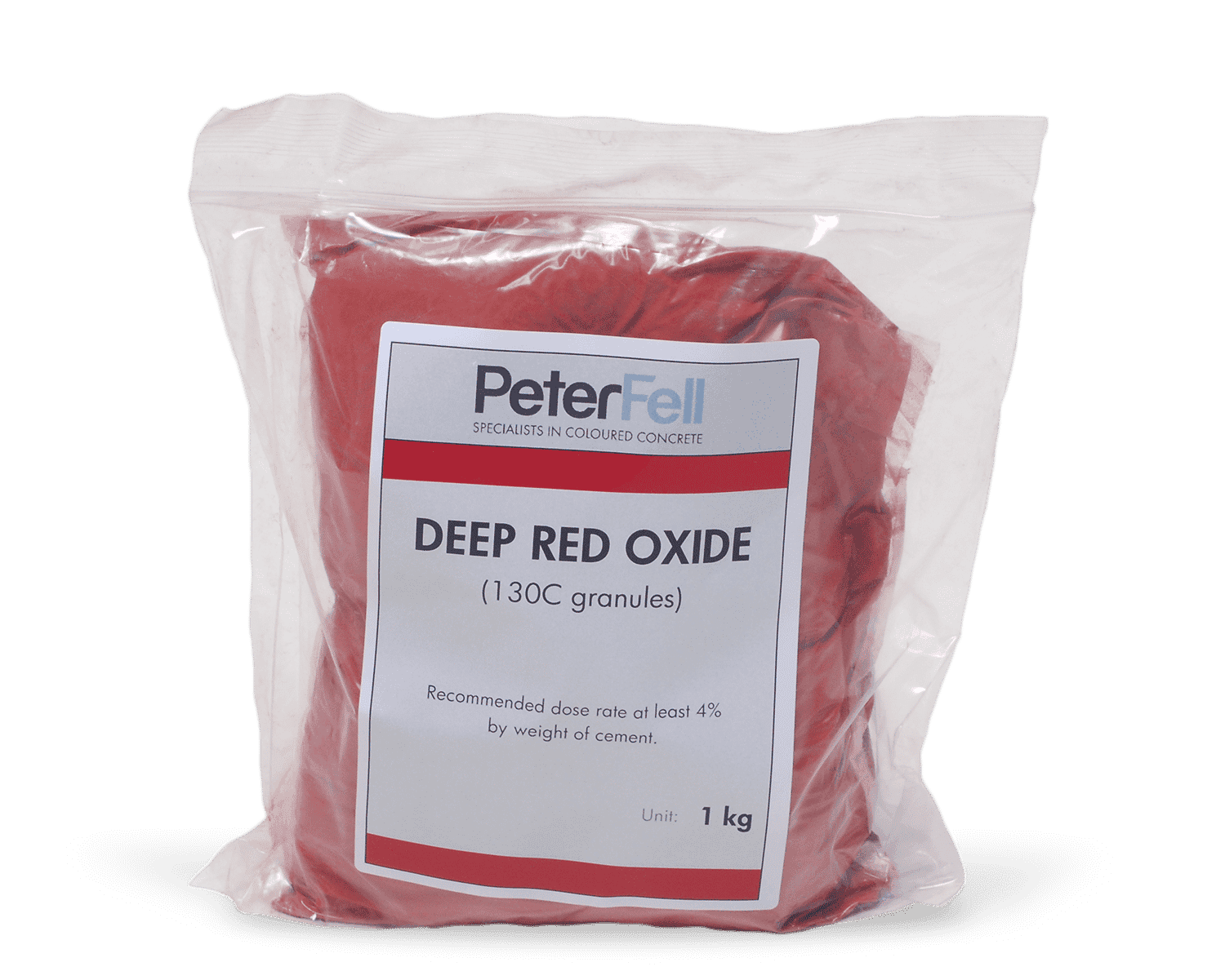 Deep Red Oxide for colouring concrete