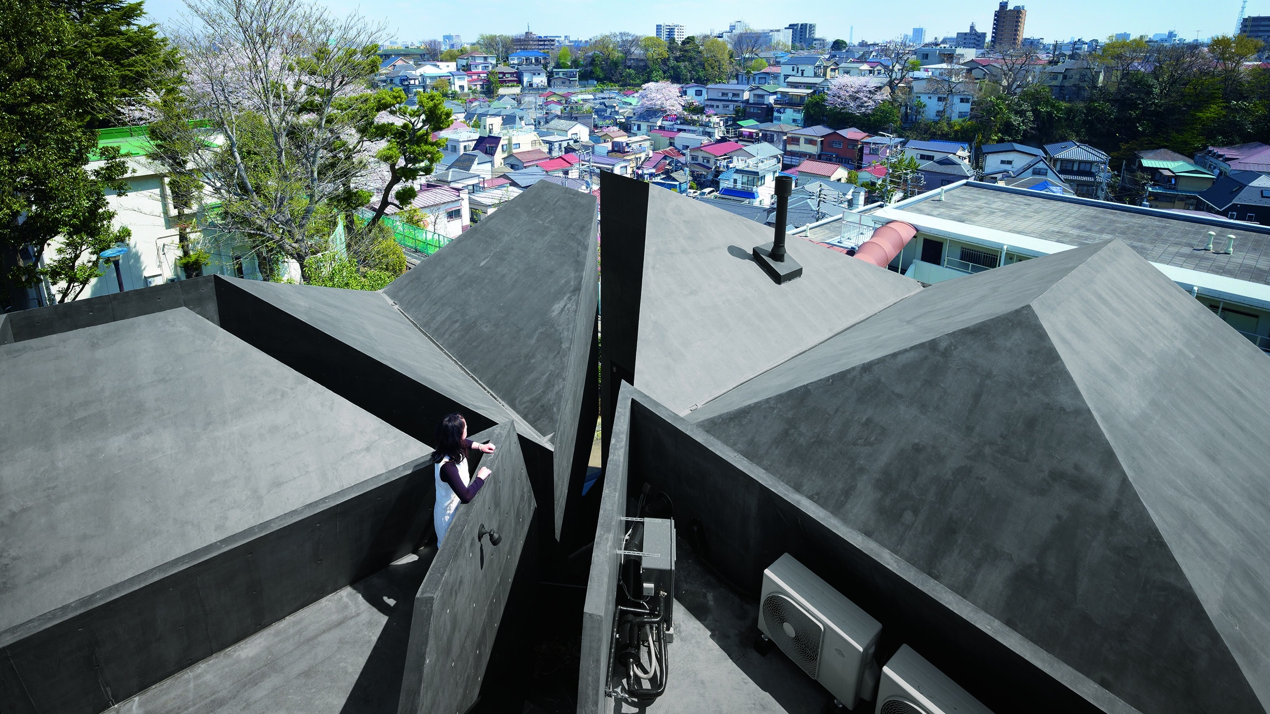 coloured concrete bayferrox 330, pre cast walls, japan rooftop coloured precast concrete panels