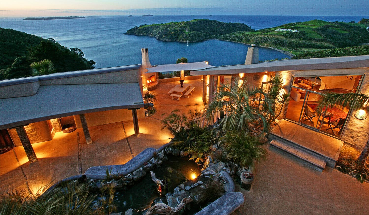 coloured-concrete-floor-commercial-delamore-lodge-exterior-patio Coloured concrete outdoor area in Delamore Lodge Hotel.