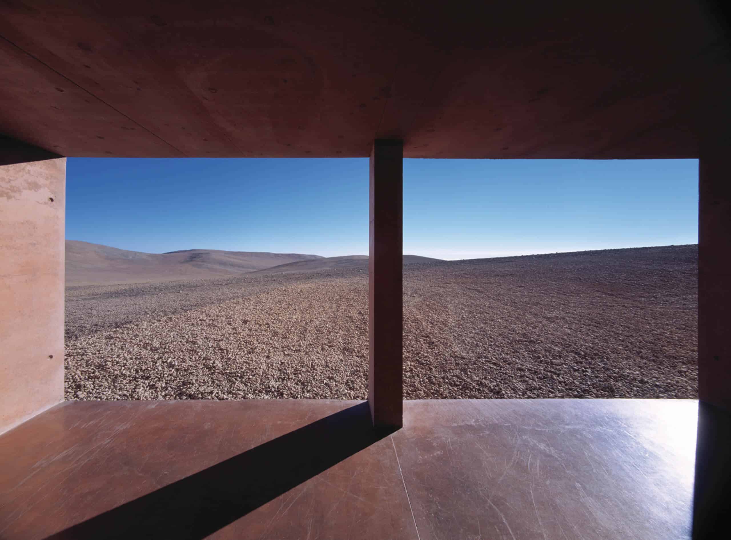 commercial-red-colour-concrete-02 red concrete walls and floors in commercial hotel